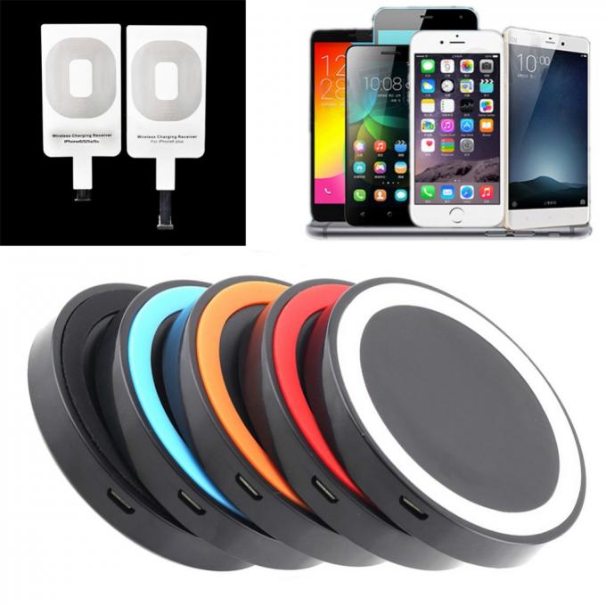 2018 Qi Wireless Charger Pad for Samsung، شاحن لاسلكي لآيفون 5/6/7/8 / X