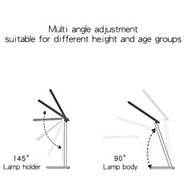 Led Table Lamp Wireless Charger Foldable Mobile Phone Usb Charging For Phone  Led Desk Lamp With Qi Wireless Charger